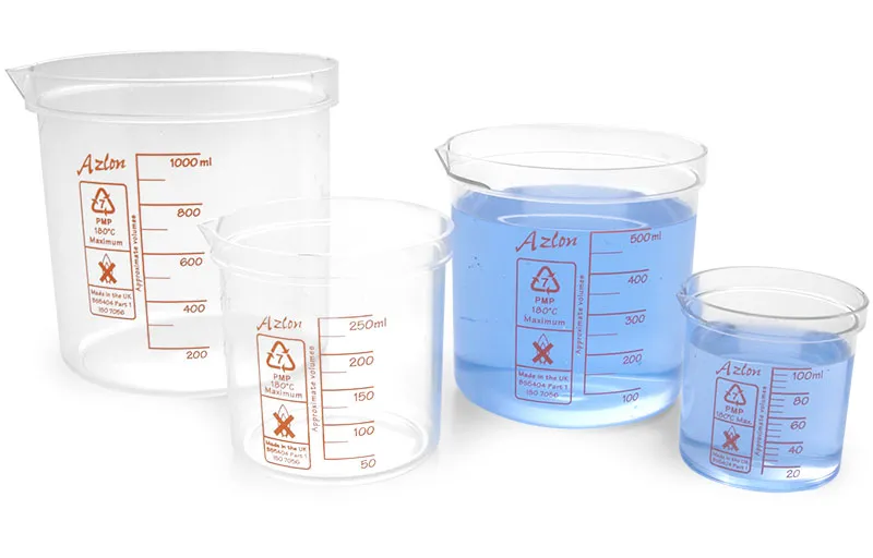 Plastic Beakers Pmp Plastic Beakers