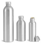 Metal Containers, Aluminum Bottles w/ Metal Caps