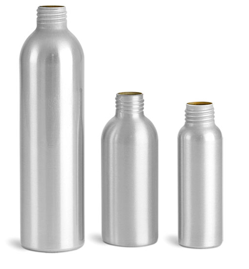 250 ml Aluminum Bottles, Bulk (Caps Not Included)