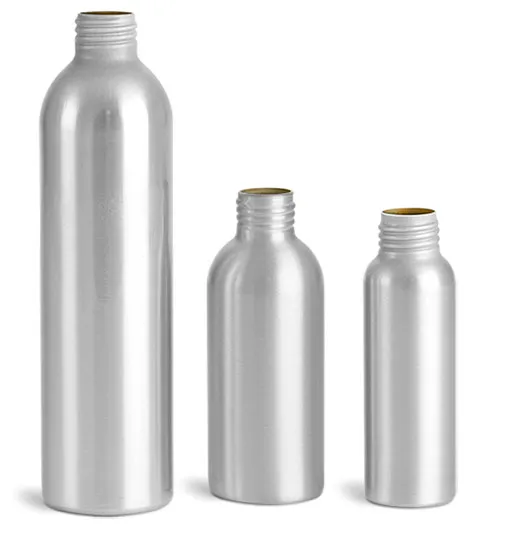 Aluminum Bottles, Bulk (Caps Not Included)