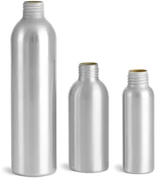 Aluminum Bottles, Bulk (Caps Not Included)
