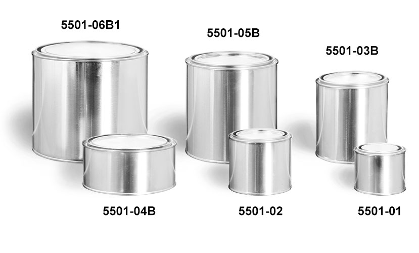 round metal container