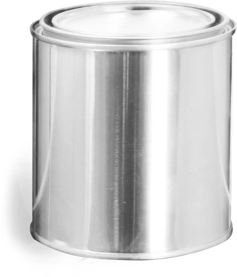 1 Gal w/ handle Round Metal Paint Cans w/ Handle and Plug