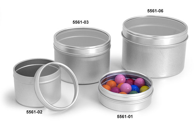 metal storage tins with lids