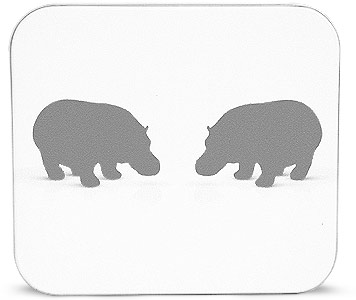 Hippo Tin for CD's and Gift Cards w/ Inserts