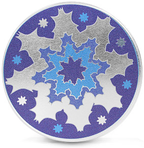 Blue Snowflake Holiday CD Tins
