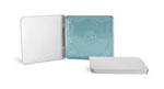 Square CD Tins w/ Transparent Blue Inserts