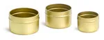 Gold Metal Tins (Bulk, No Covers)