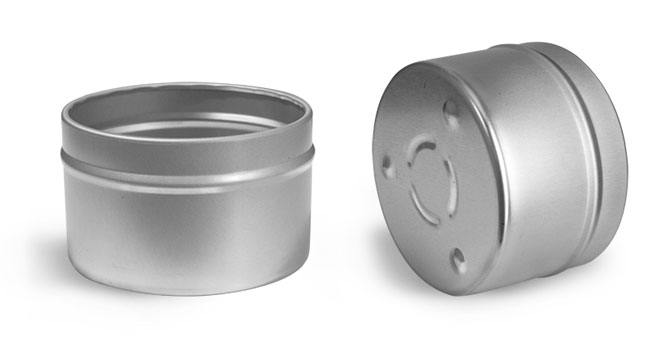 Footed Candle Tins (Bulk), Tops NOT Included