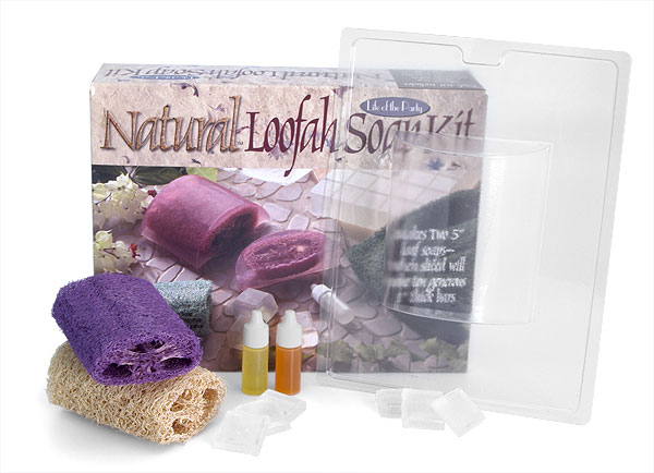 Natural Loofah Soap Kit