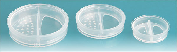 Plastic Sifters, Natural Plastic Double Sifter Fitments