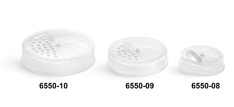 Plastic Sifters, Natural Plastic Double Sifter Fitments