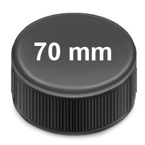 70 mm Metal and Plastic Bottle Caps