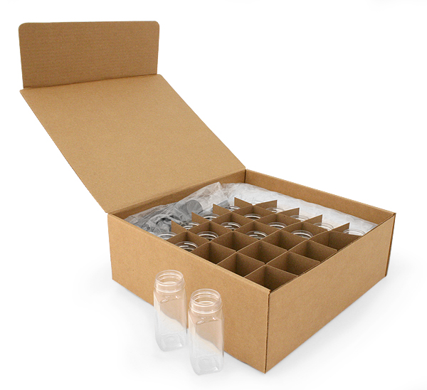 Cardboard Packaging Box w/ Dividers