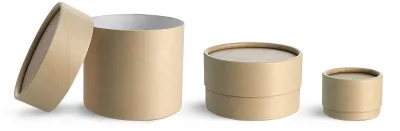 Cardboard tube packaging and cylindrical boxes - Directecogreen