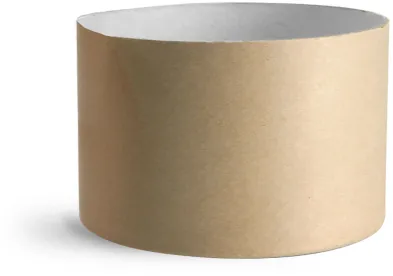 Paperboard Packaging, Brown Paperboard Jars (Bulk), Caps Not Included   