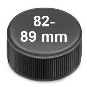 82 mm - 89 mm Metal and Plastic Bottle Caps