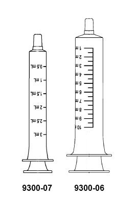 New Short Tip PE Oral Syringes