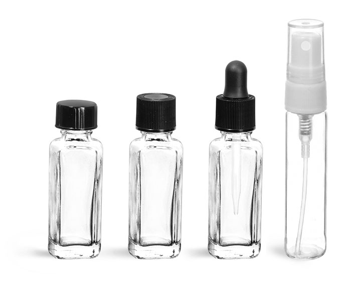 Glass Amenity Bottles