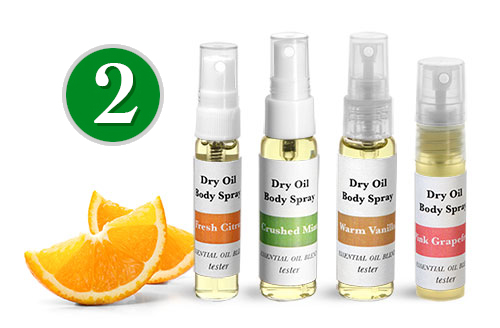 Clear Glass Perfume Vials with Sprayers