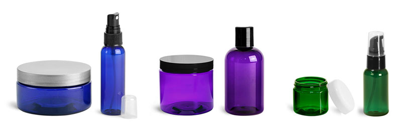 Colored Jars & Bottles