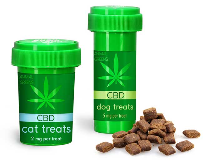 Child Resistant Vials For CBD Dog & Cat Calming Treats