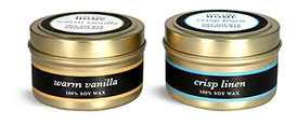 Candle Containers, Jars and Tins