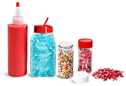 Glass and Plastic Candy Containers