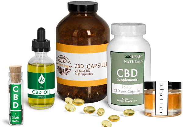 CBD Capsule & Concentrate Containers