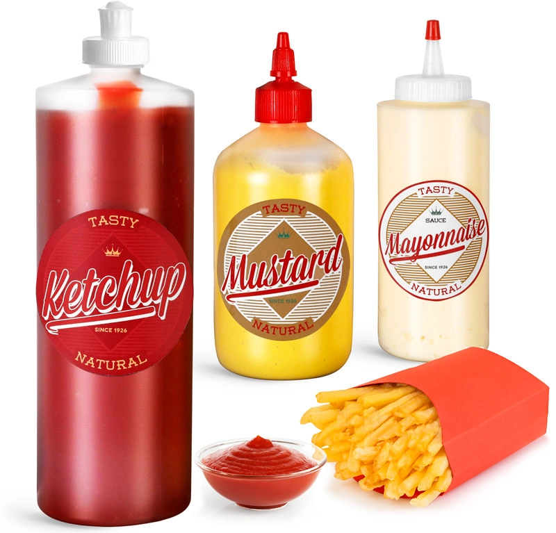 Plastic and Glass Restaurant Containers, Plastic Condiment Containers