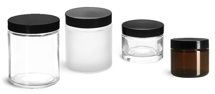Cosmetic Packaging with Black Phenolic Caps
