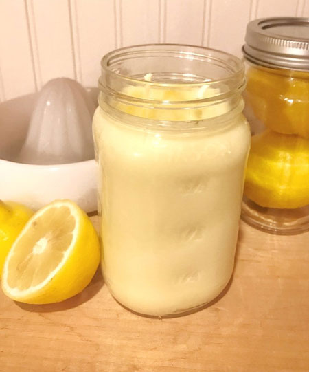 DIY Lemon Beeswax Candle Jar