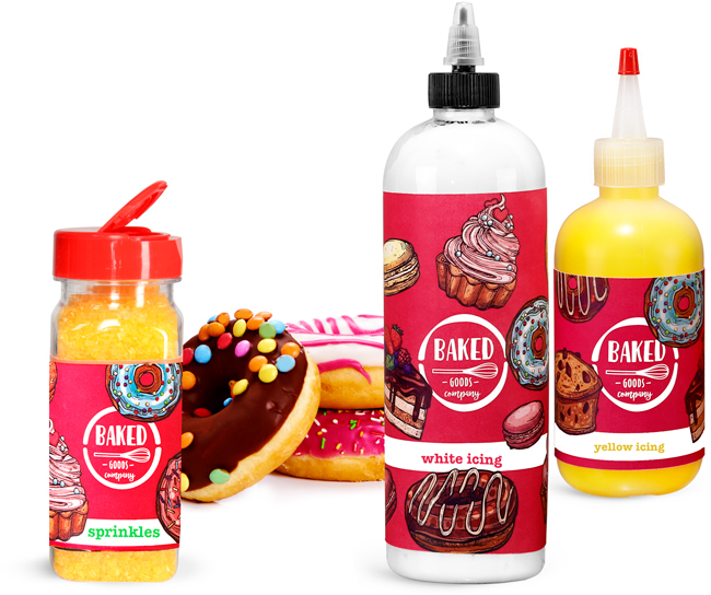 Dessert Decorating Containers  