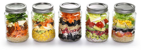 Glass Mason Jar Meals