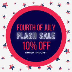 Fourth of July Flash Sale Promo