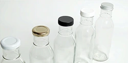 12 oz Clear Glass Ring Neck Dressing & Sauce Bottles (Lug Finish) - 12/Case, Clear Type III BPA Free 38-2000