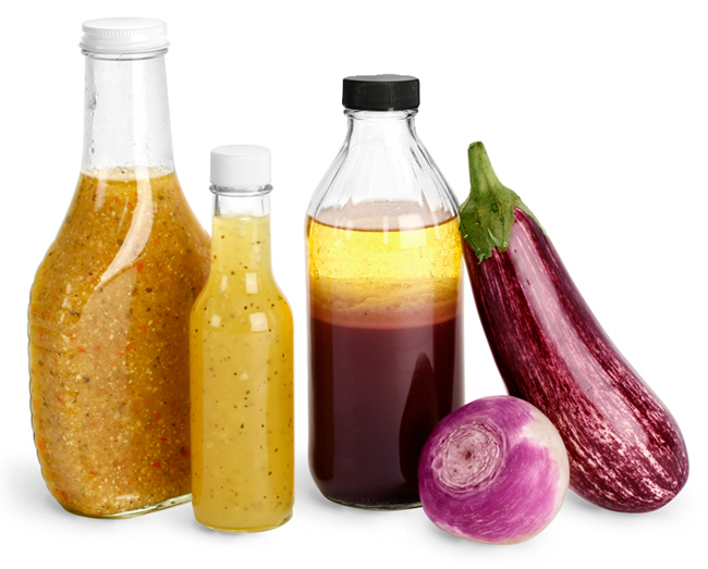 SKS Bottle & Packaging Food Containers, Glass Salad Dressing Bottles