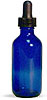 Blue Glass BR Bottles
w/ Black Bulb Glass Droppers