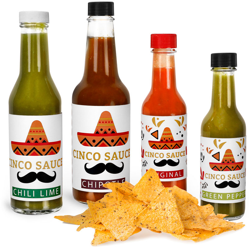 Glass Hot Sauce Bottles  
