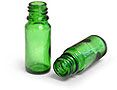 10 ml Green Glass Bottles