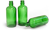 100 ml Green Glass Bottles