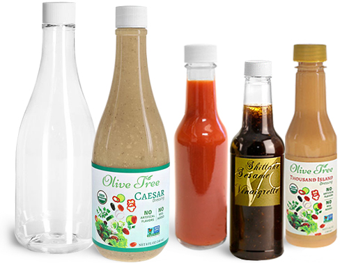 Glass and Plastic Food Packaging with Orifice Reducers