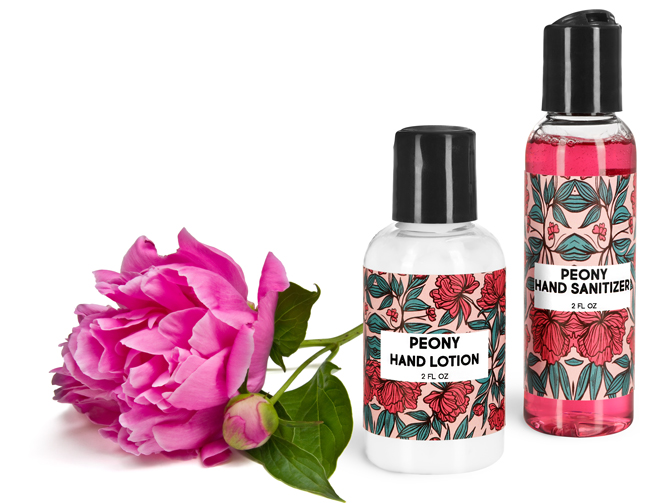 Hand Lotion & Hand Sanitizer Bottles