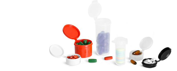 Hinge Top Containers for Wellness Remedies