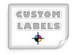 Rectangular Labels, White Paper w/ Glossy Finish