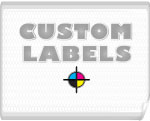 Rectangular Clear Polypro Custom Labels w/ Glossy Finish