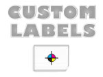 Rectangular Labels, White Paper w/ Glossy Finish