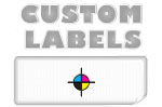 Rectangular Labels, White Paper w/ Glossy Finish