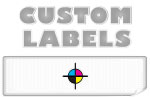 Rectangular Labels, White Paper w/ Glossy Finish