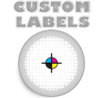 Round Labels, Clear Polypro w/ Glossy Finish